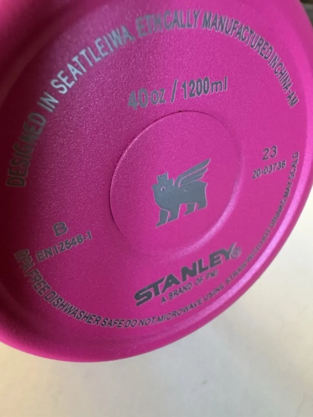 Stanley  Quencher H2.0 40 oz Tumbler Hot Pink Cup Handle New CS8 - Picture 4 of 5